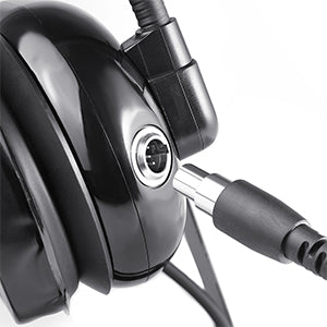 Replacement Cable with Large PTT for Heavy Duty Headset for Kenwood Radios