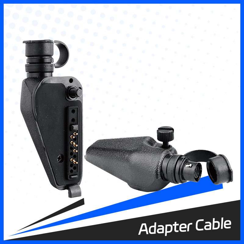 Adapter for Kenwood TK385 multi pin to Hirose 6 pin connector