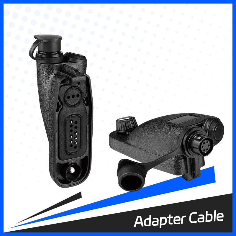 Adapter for Motorola DP3400 APX4000 to Hirose 6pin connecotr with flat PTT