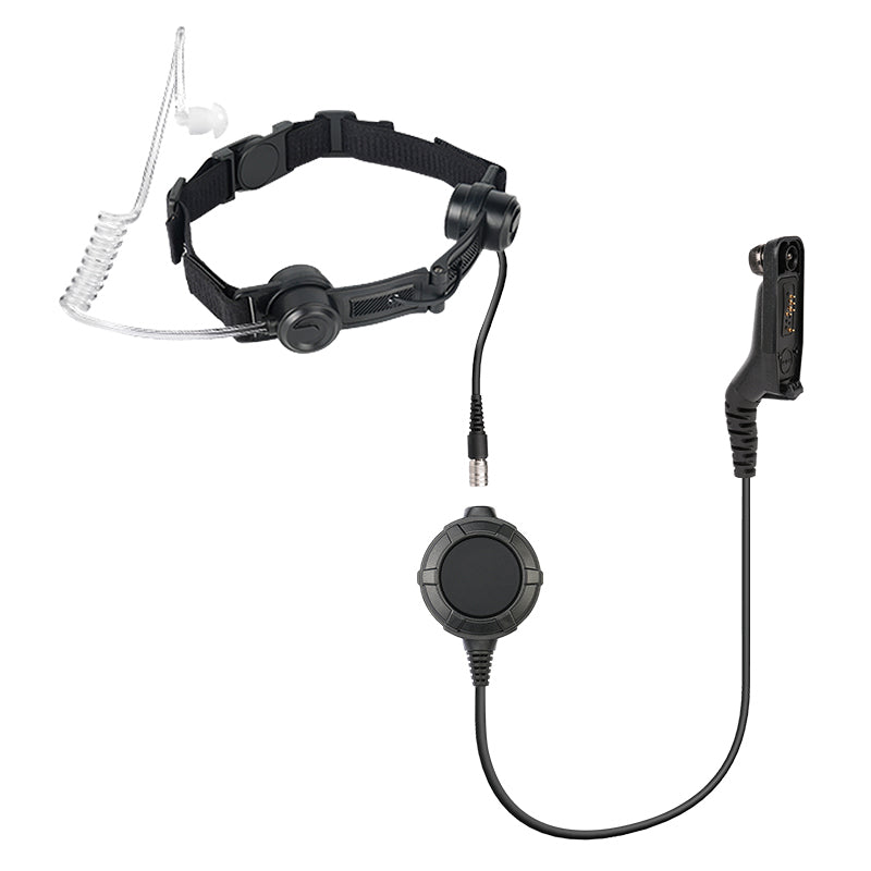 Tactical Throat Mic Headset for Military
