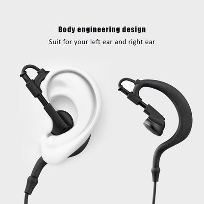 5 Pack Two Way Radio Earpiece with PTT Compatible with Kenwood, 2 Pin