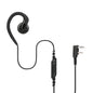 5 Pack 2 Pin C Shape Radio Earpiece Compatible with Kenwood Walkie Talkie