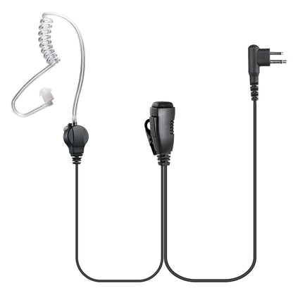5 Pack 2 Pin Surveillance Kit Earpiece for Motorola Radios