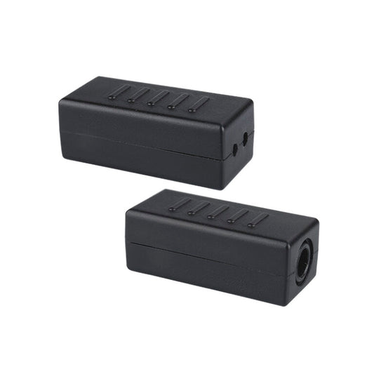 Adapter for 3.5mm mono or stereo jack to electret acoustic earphone 2 pin jack