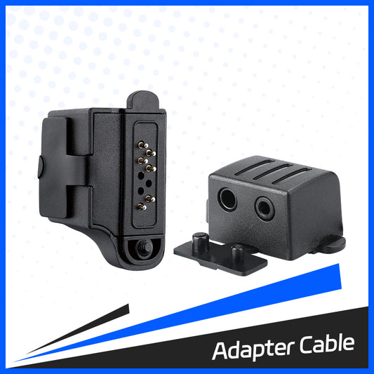Adapter for Icom IC-F50/F51/F30GS multi pin to Icom 2pin connector