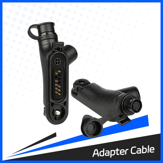 Walkie Talkie Adapter for Motorola MXP600, R7 to Hirose with flat PTT