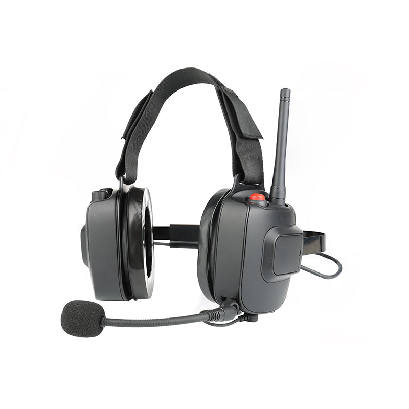 Built-In Two Way Radio Heavy Duty Headset