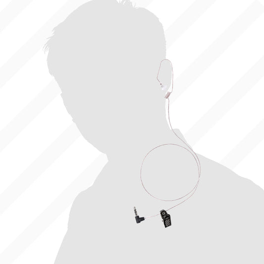Covert Tubeless 3.5mm Police Listen Only Earpiece