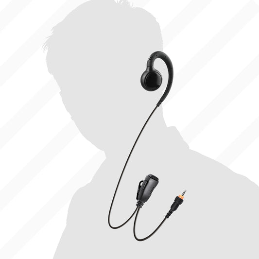 5-Pack Radio Earpiece, 1 pin C shape Walkie Tallkie Earpiece for Motorola