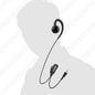 5-Pack Radio Earpiece, 1 pin C shape Walkie Tallkie Earpiece for Motorola