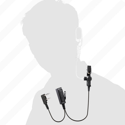 5 Pack Acoustic Tube Radio Earpiece for Kenwood