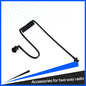 100 Pack Black Acoustic Tube Includes Elbow and Ear Bud