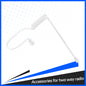 100 Pack Clear Acoustic Tube Includes Elbow and Ear Bud