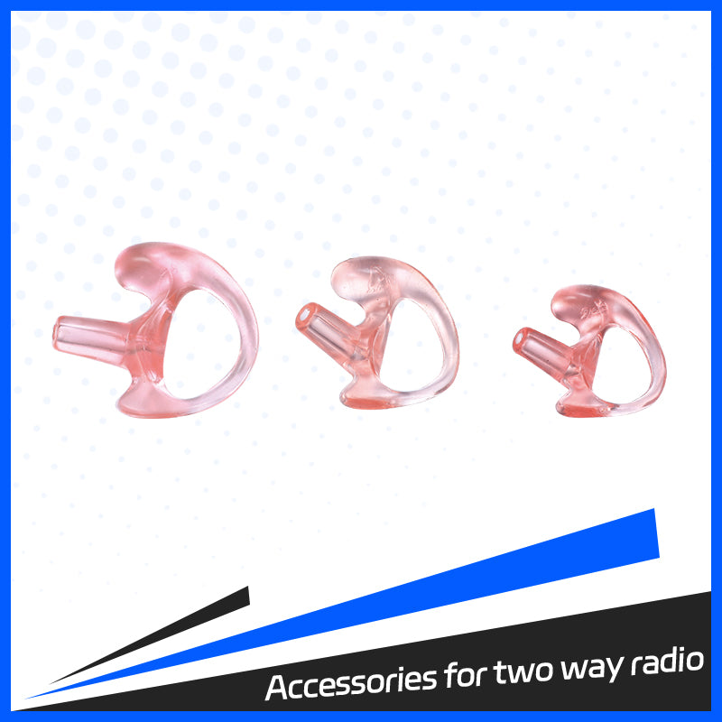 100 Pack Molded Gel Ear Inserts, Pink Color