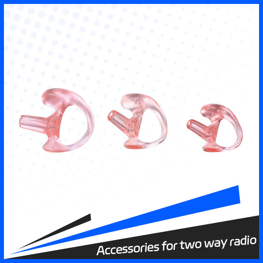 100 Pack Molded Gel Ear Inserts, Pink Color