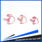 100 Pack Molded Gel Ear Inserts, Pink Color