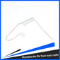 Clear Acoustic Tube with Ear Bud Includes Ear Bud and Elbow, for E-45 100 Pack