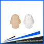 100 Pack Soft Rubber Ear Buds(2-Layer)