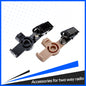 100 Pack QD Clip Holder (Black/Beige Color)