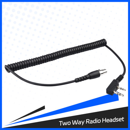 Replacement Cable for Heavy Duty Headset for Kenwood Radios
