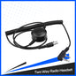 Replacement Cable with Large PTT for Heavy Duty Headset for Kenwood Radios