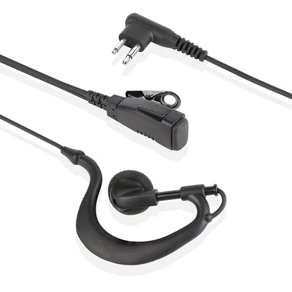 5 Pack 2 pin Walkie Talkie Earpiece Compatible with Motorola Radios