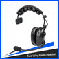 Carbon Fiber Single Earmuff Headset