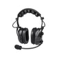 Carbon Fiber Over the Head Dual Earmuff Noise Cancelling Headset