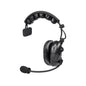 Carbon Fiber Single Earmuff Headset