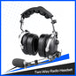 Over the Head Type Noise Cancelling Headset with Metal Boom Arm