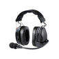 Carbon Fiber Dual Earmuff Noise Cancelling Headset