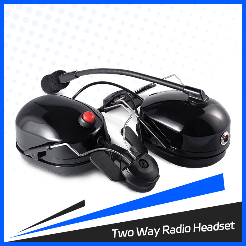 Heavy Duty Headset for Work Safety Helmets