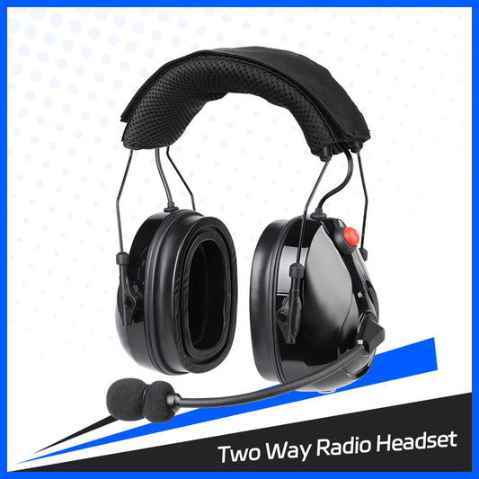 Over the Head Style Racing Radio TPE Headband Headset