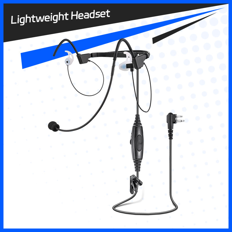 In Ear Type Ultra-Light Behind the Head Tactiacl Headset