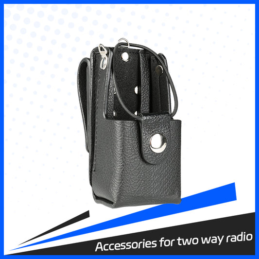 Universal Leather Carry Case for Kenwood Radios