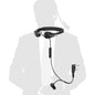Throat Microphone Headset for Kenwood Radios