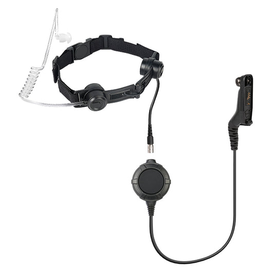 Tactical Throat Mic Headset for Military