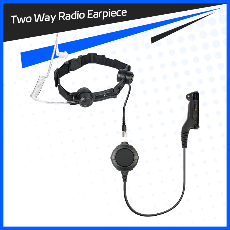 Tactical Throat Mic Headset for Military