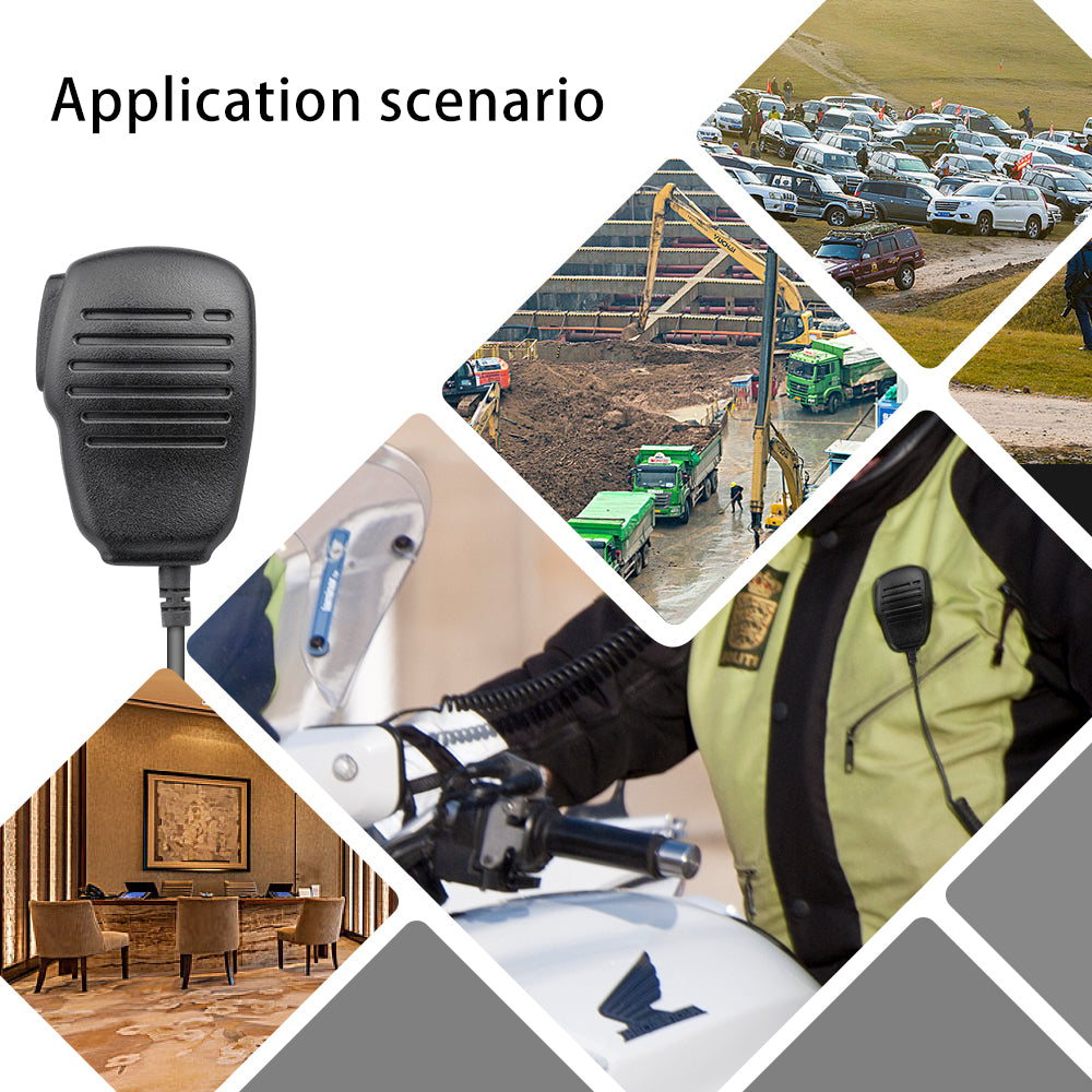 Light Weight Handheld Two Way Radio Speaker mic