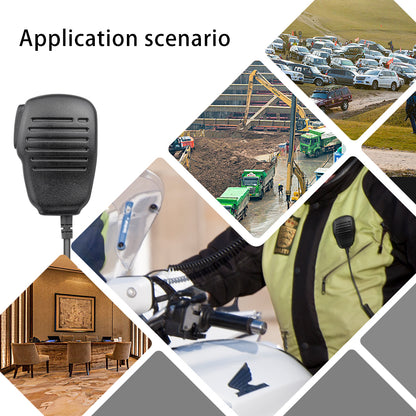 Light Weight Handheld Two Way Radio Speaker mic